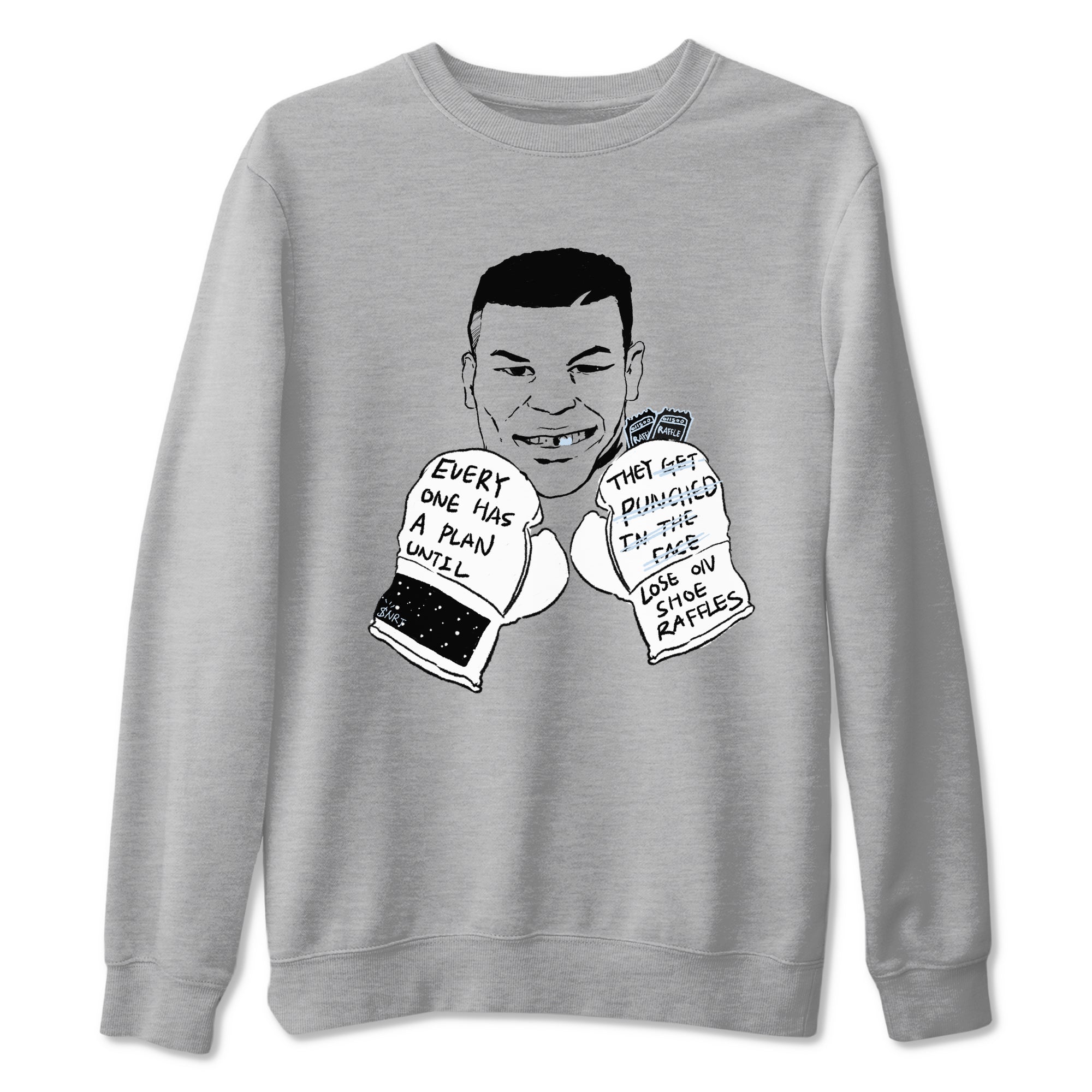 6s White Black shirt to match jordans Everyone Has A Plan sneaker tees Air Jordan 6 White Black SNRT Sneaker Release Tees unisex cotton Heather Grey 2 crew neck shirt