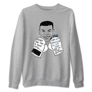 6s White Black shirt to match jordans Everyone Has A Plan sneaker tees Air Jordan 6 White Black SNRT Sneaker Release Tees unisex cotton Heather Grey 2 crew neck shirt