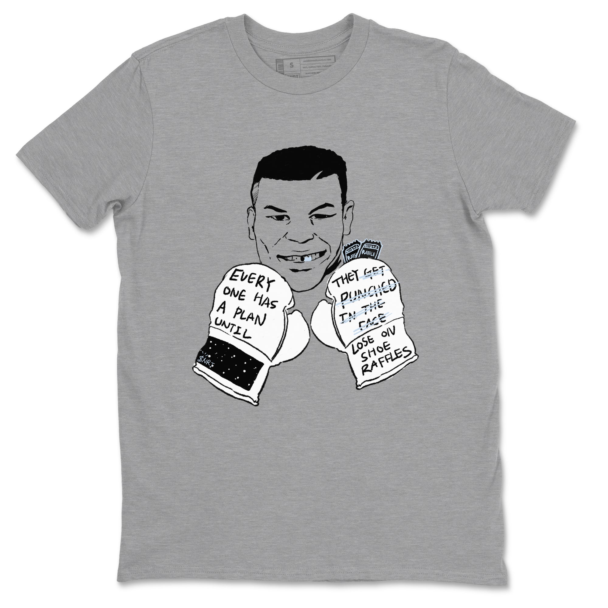 6s White Black shirt to match jordans Everyone Has A Plan sneaker tees Air Jordan 6 White Black SNRT Sneaker Release Tees unisex cotton Heather Grey 2 crew neck shirt