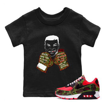 Air Max 90 Duck Camo shirts to match jordans Everyone Has A Plan sneaker match tees Air Max 90 Reverse Duck Camo match shoes to clothes SNRT Sneaker Tees Youth Baby Black 1 tee