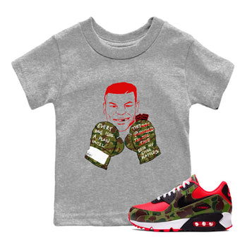 Air Max 90 Duck Camo shirts to match jordans Everyone Has A Plan sneaker match tees Air Max 90 Reverse Duck Camo match shoes to clothes SNRT Sneaker Tees Youth Baby Heather Grey 1 tee