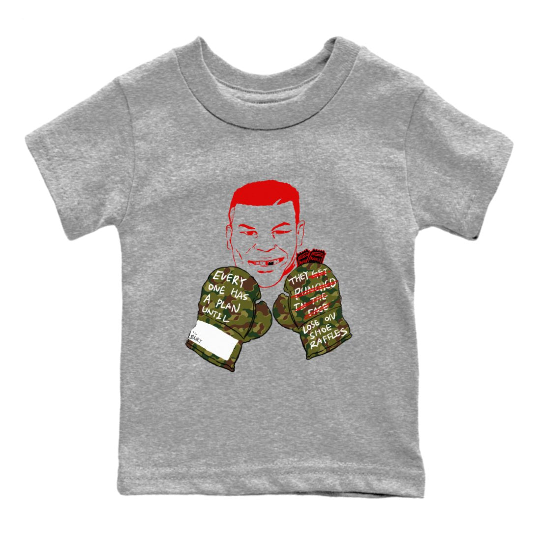 Air Max 90 Duck Camo shirts to match jordans Everyone Has A Plan sneaker match tees Air Max 90 Reverse Duck Camo match shoes to clothes SNRT Sneaker Tees Youth Baby Heather Grey 2 tee