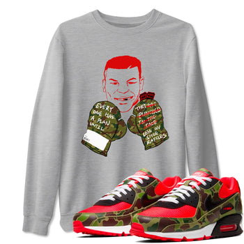 Air Max 90 Duck Camo shirts to match jordans Everyone Has A Plan sneaker match tees Air Max 90 Reverse Duck Camo match shoes to clothes SNRT Sneaker Tees unisex cotton Heather Grey 1 shirts