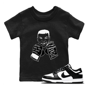 Dunk Panda shirts to match jordans Everyone Has A Plan sneaker match tees Dunk Panda SNRT Sneaker Release Tees Youth Baby Black 1 crew neck shirts