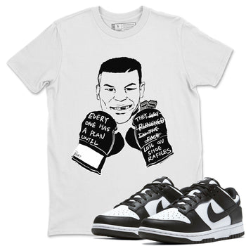 Dunk Panda shirts to match jordans Everyone Has A Plan sneaker match tees Dunk Panda SNRT Sneaker Release Tees unisex cotton White 1 crew neck shirts