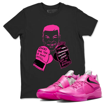 Nike KD 4 Retro Aunt Pearl shirts to match jordans Everyone Has A Plan sneaker match tees Nike KD 4 Aunt Pearl match shoes to clothes SNRT Sneaker Tees unisex cotton Black 1 shirts