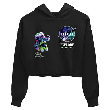 Foams One Galaxy shirts to match jordans Explore The Galaxy best t shirts to wear with jordans Air Foamposite One Galaxy match shoes to clothes SNRT Sneaker Tees unisex cotton Black 2 crop tee