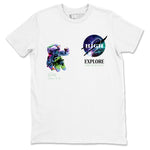 Foams One Galaxy shirts to match jordans Explore The Galaxy best t shirts to wear with jordans Air Foamposite One Galaxy match shoes to clothes SNRT Sneaker Tees unisex cotton White 2 shirts