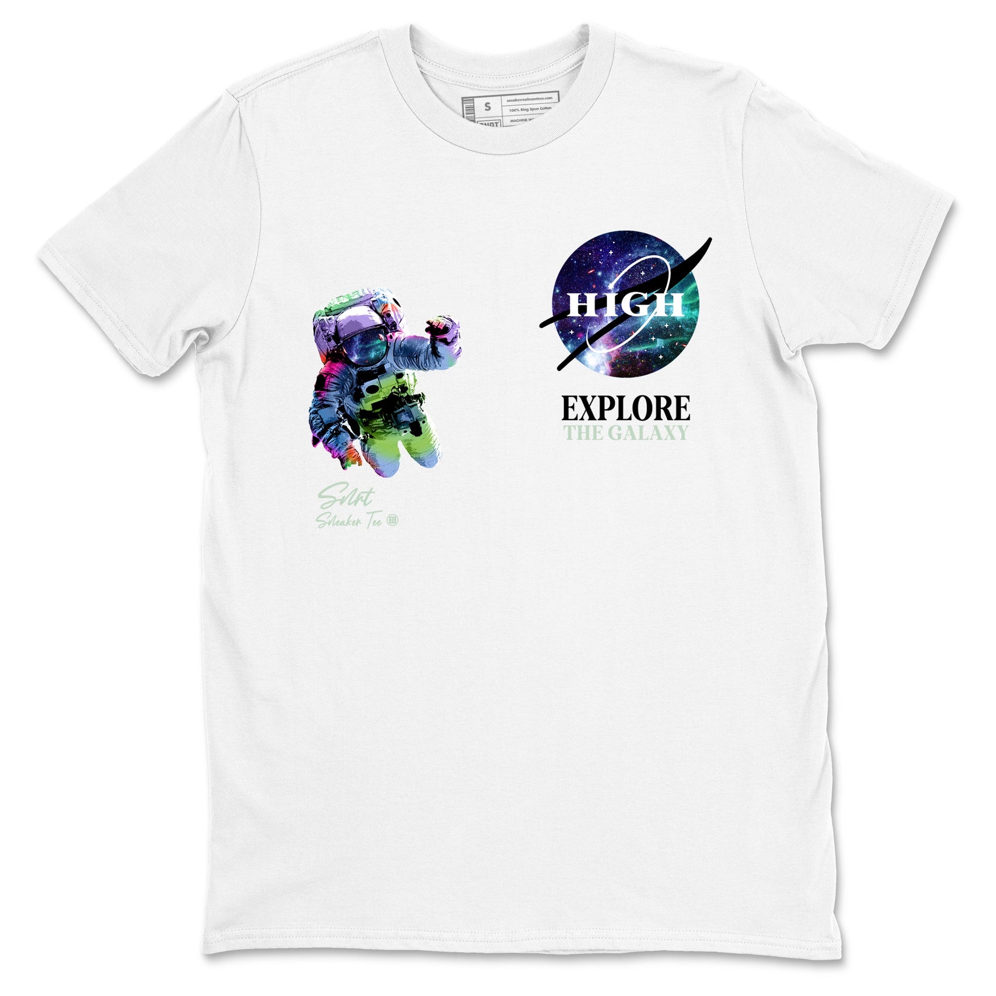 Foams One Galaxy shirts to match jordans Explore The Galaxy best t shirts to wear with jordans Air Foamposite One Galaxy match shoes to clothes SNRT Sneaker Tees unisex cotton White 2 shirts