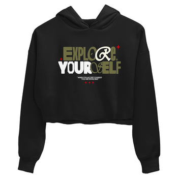 AJ1 Travis Scott Medium Olive shirts to match jordans Explore Yourself sneaker match tees Air Jordan 1 Travis Scott Medium Olive SNRT Sneaker Tees streetwear brand Black 2 crop tee