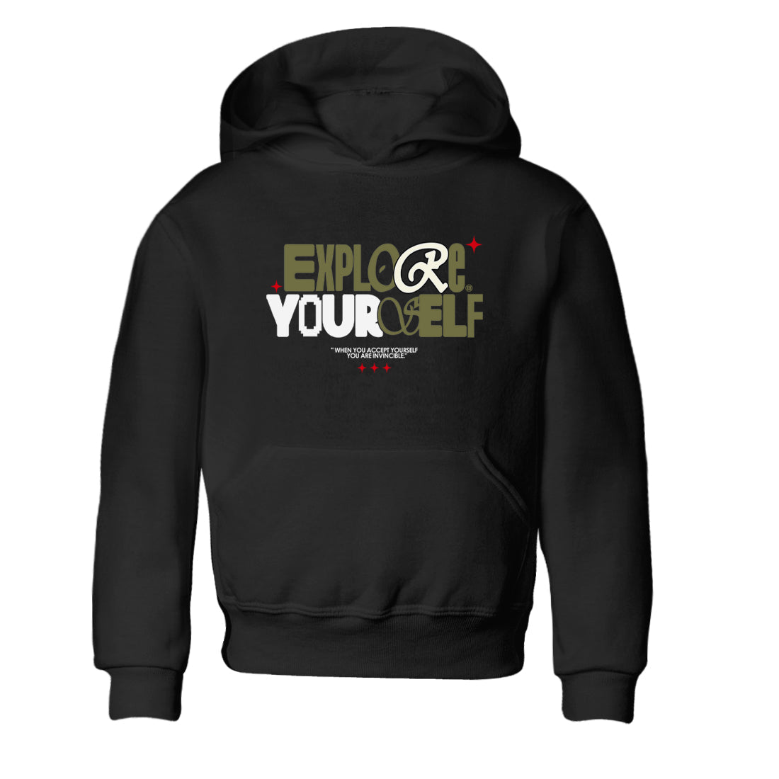 AJ1 Travis Scott Medium Olive shirts to match jordans Explore Yourself sneaker match tees Air Jordan 1 Travis Scott Medium Olive SNRT Sneaker Tees streetwear brand Baby and Youth Black 2 cotton tee