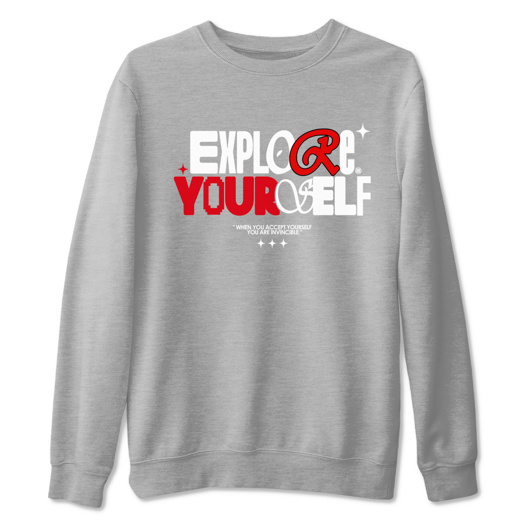 Air Jordan 12 Retro Taxi Flip shirts to match jordans Explore Yourself sneaker match tees 12s Red Taxi SNRT sneaker release Tees unisex cotton Heather Grey 2 crew neck shirt