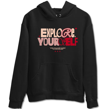 Air Jordan 3 "Treat Yourself" Washed Coral shirts to Special Valentine's Day Explore Yourself sneaker match tees Jordan 3 Valentine's Day best t shirts to wear with jordans SNRT Sneaker Tees Graphic Tee Black 2 shirts