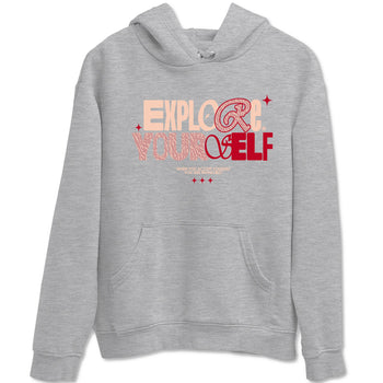 Air Jordan 3 "Treat Yourself" Washed Coral shirts to Special Valentine's Day Explore Yourself sneaker match tees Jordan 3 Valentine's Day best t shirts to wear with jordans SNRT Sneaker Tees Graphic Tee Heather Grey 2 shirts