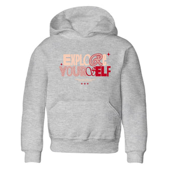 Air Jordan 3 "Treat Yourself" Washed Coral shirts to Special Valentine's Day Explore Yourself sneaker match tees Jordan 3 Valentine's Day best t shirts to wear with jordans SNRT Sneaker Tees Youth Baby Heather Grey 2 tee