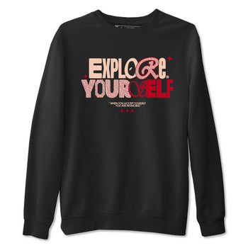 Air Jordan 3 "Treat Yourself" Washed Coral shirts to Special Valentine's Day Explore Yourself sneaker match tees Jordan 3 Valentine's Day best t shirts to wear with jordans SNRT Sneaker Tees Graphic Tee Black 2 shirts