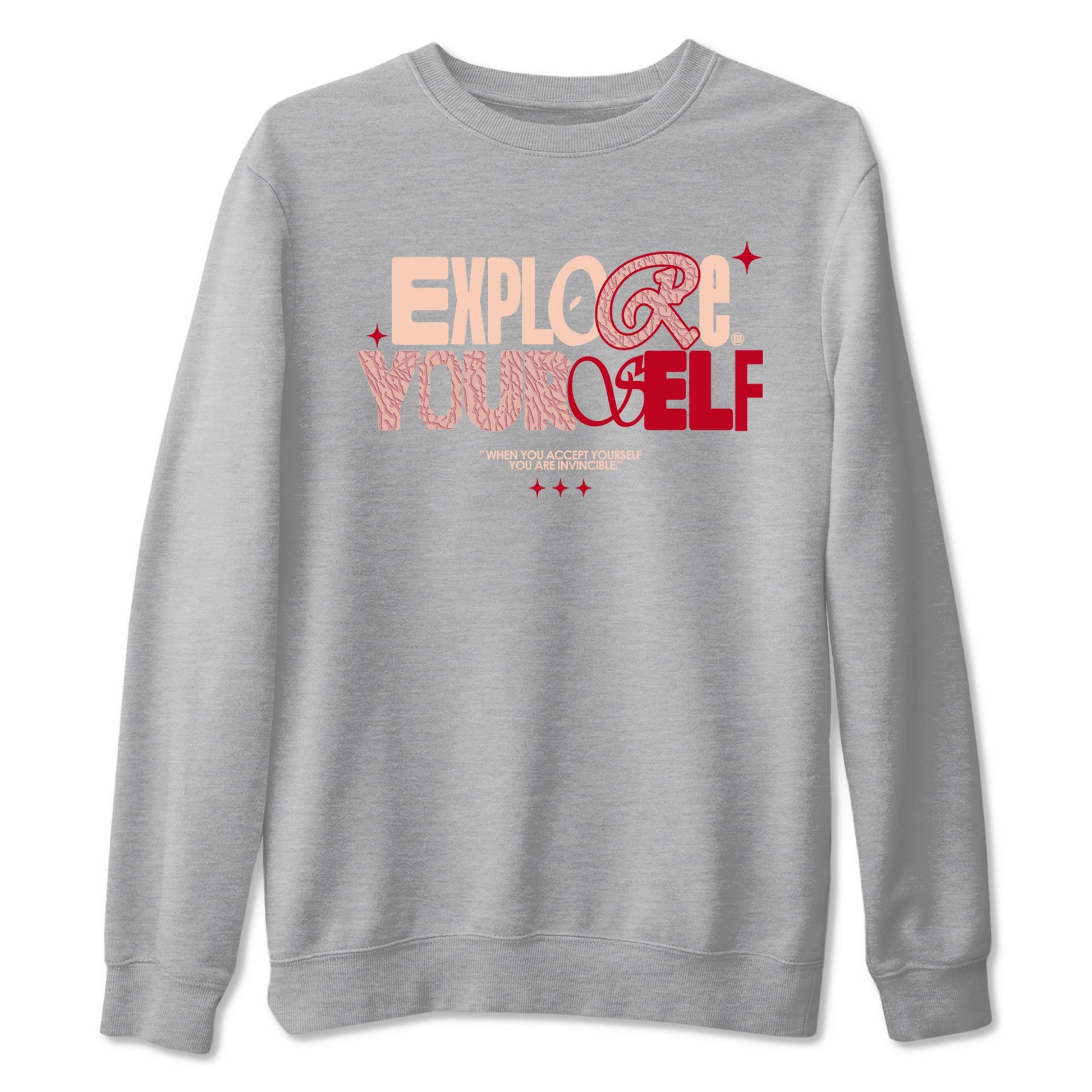 Air Jordan 3 "Treat Yourself" Washed Coral shirts to Special Valentine's Day Explore Yourself sneaker match tees Jordan 3 Valentine's Day best t shirts to wear with jordans SNRT Sneaker Tees Graphic Tee Heather Grey 2 shirts
