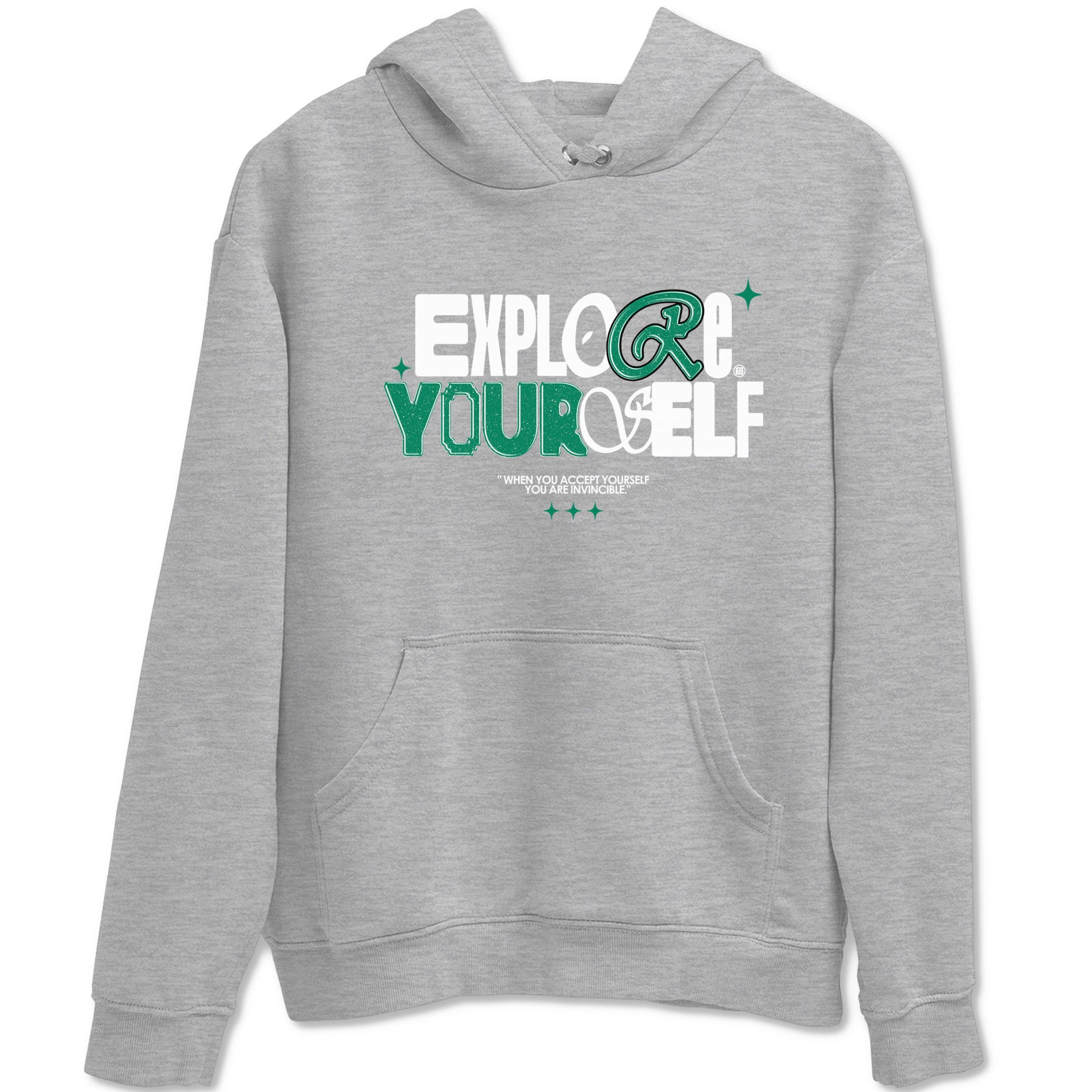 4s Oxidized Green shirts to match jordans Explore Yourself sneaker match tees Air Jordan 4 Oxidized Green SNRT Sneaker Tees streetwear brand Heather Grey 2 unisex cotton tee