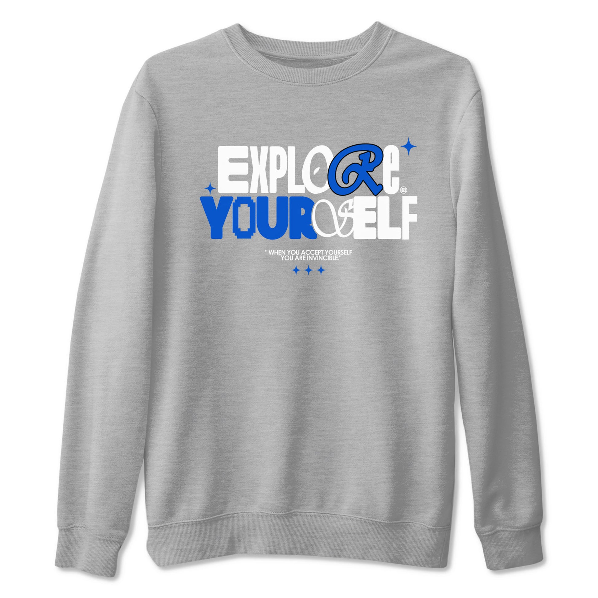 Yeezy Slide Azure shirts to match jordans Explore Yourself sneaker match tees Yeezy Slide Azure SNRT Sneaker Tees streetwear brand Heather Grey 2 unisex cotton tee