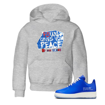 Air Force 1 404 Error shirt to match jordans F5 Will Gives You Peace sneaker tees Air Force 1 404 Error SNRT sneaker release tees baby toddler Heather Grey 1 cotton Shirt