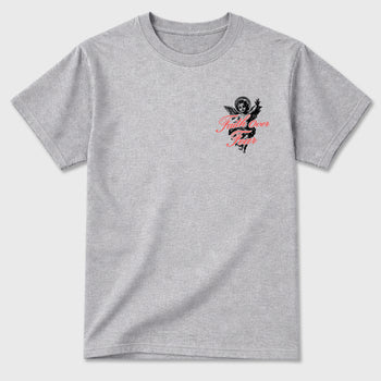 Faith Over Fear sneaker match t-shirt styled to complete your fit with the Air Max 90 Infrared sneakers, double side graphic tee.