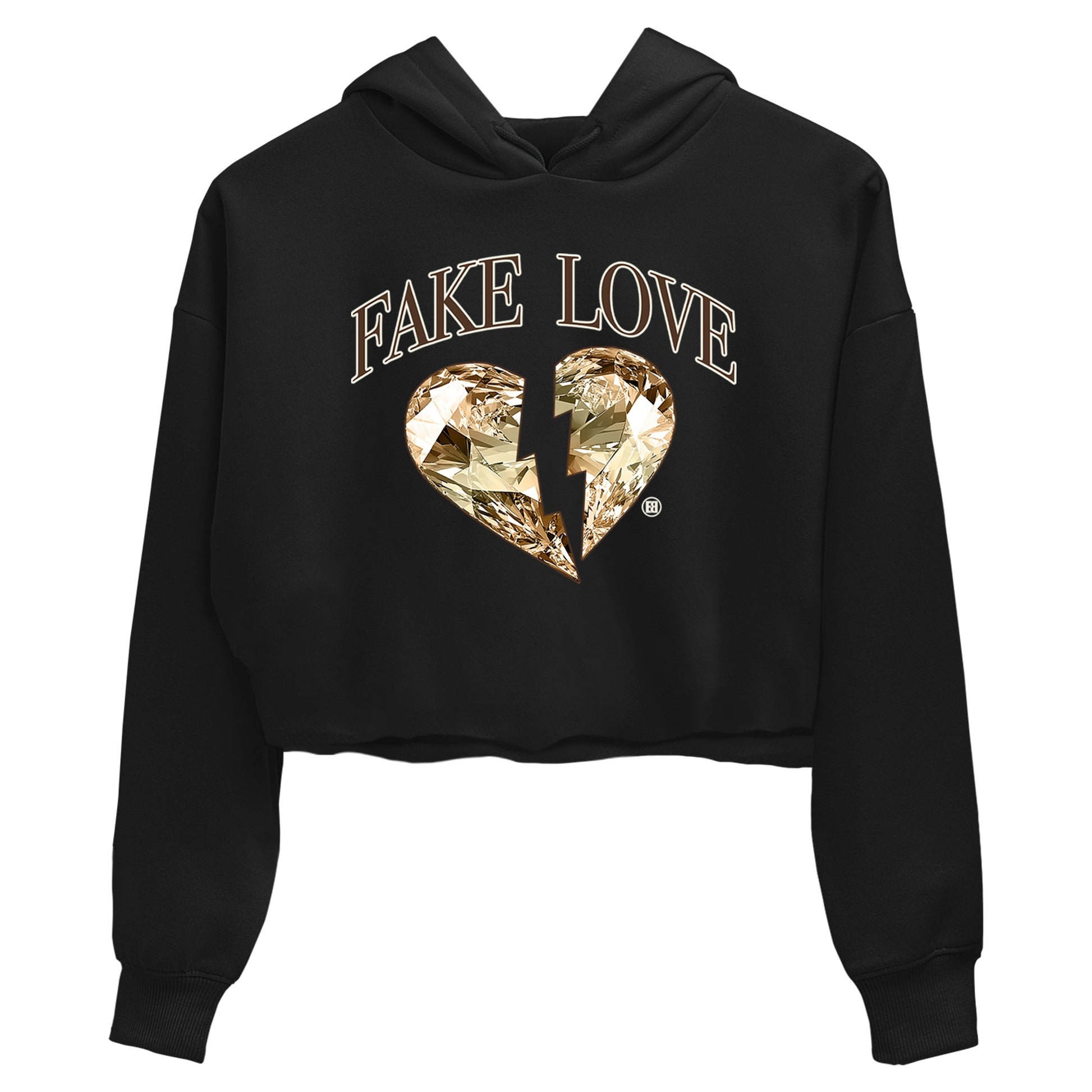 5s Golden Ticket shirts to match jordans Fake Love best t shirts to wear with jordans Air Jordan 5 Golden Ticket match shoes to clothes SNRT Sneaker Tees unisex cotton Black 2 crop tee