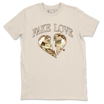5s Golden Ticket shirts to match jordans Fake Love best t shirts to wear with jordans Air Jordan 5 Golden Ticket match shoes to clothes SNRT Sneaker Tees unisex cotton Natural 2 shirts