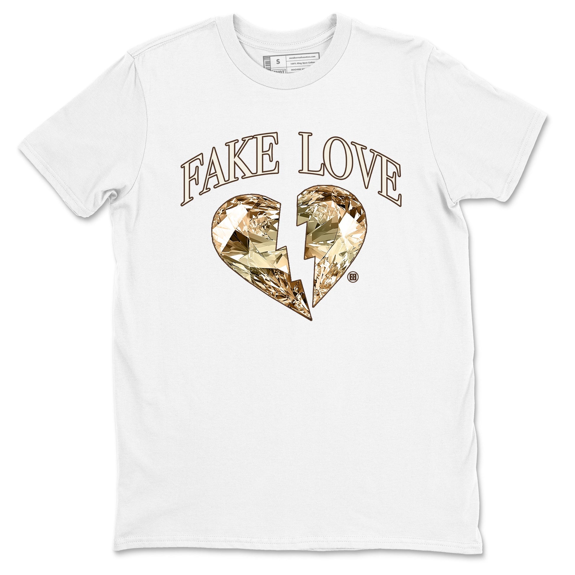 5s Golden Ticket shirts to match jordans Fake Love best t shirts to wear with jordans Air Jordan 5 Golden Ticket match shoes to clothes SNRT Sneaker Tees unisex cotton White 2 shirts
