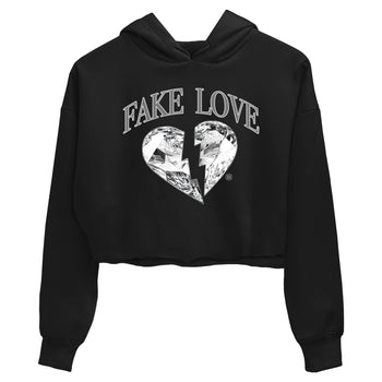 9s Cool Grey shirts to match jordans Fake Love best t shirts to wear with jordans Air Jordan 9 Cool Grey match shoes to clothes SNRT Sneaker Tees unisex cotton Black 2 crop tee