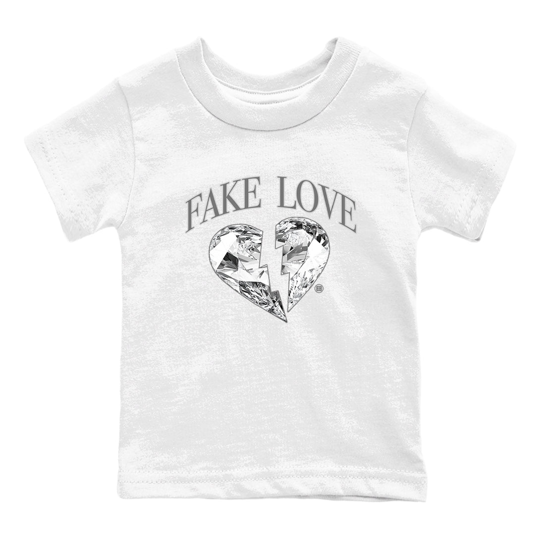 9s Cool Grey shirts to match jordans Fake Love best t shirts to wear with jordans Air Jordan 9 Cool Grey match shoes to clothes SNRT Sneaker Tees Youth Baby White 2 tee