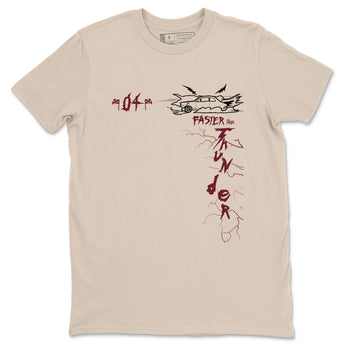 4s A Ma Maniere x Fossil Stone shirts to match jordans Faster Than Thunder sneaker match tees Air Jordan 4 A Ma Maniere x Fossil Stone match shoes to clothes SNRT Sneaker Tees unisex cotton Sand 2 shirts