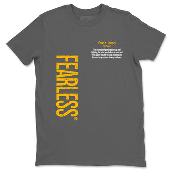 Fealess Definition sneaker match t-shirt t-shirts to match jordans, dunks, yeezys 5s Tokyo sneakers, shown in Cool Grey 2.