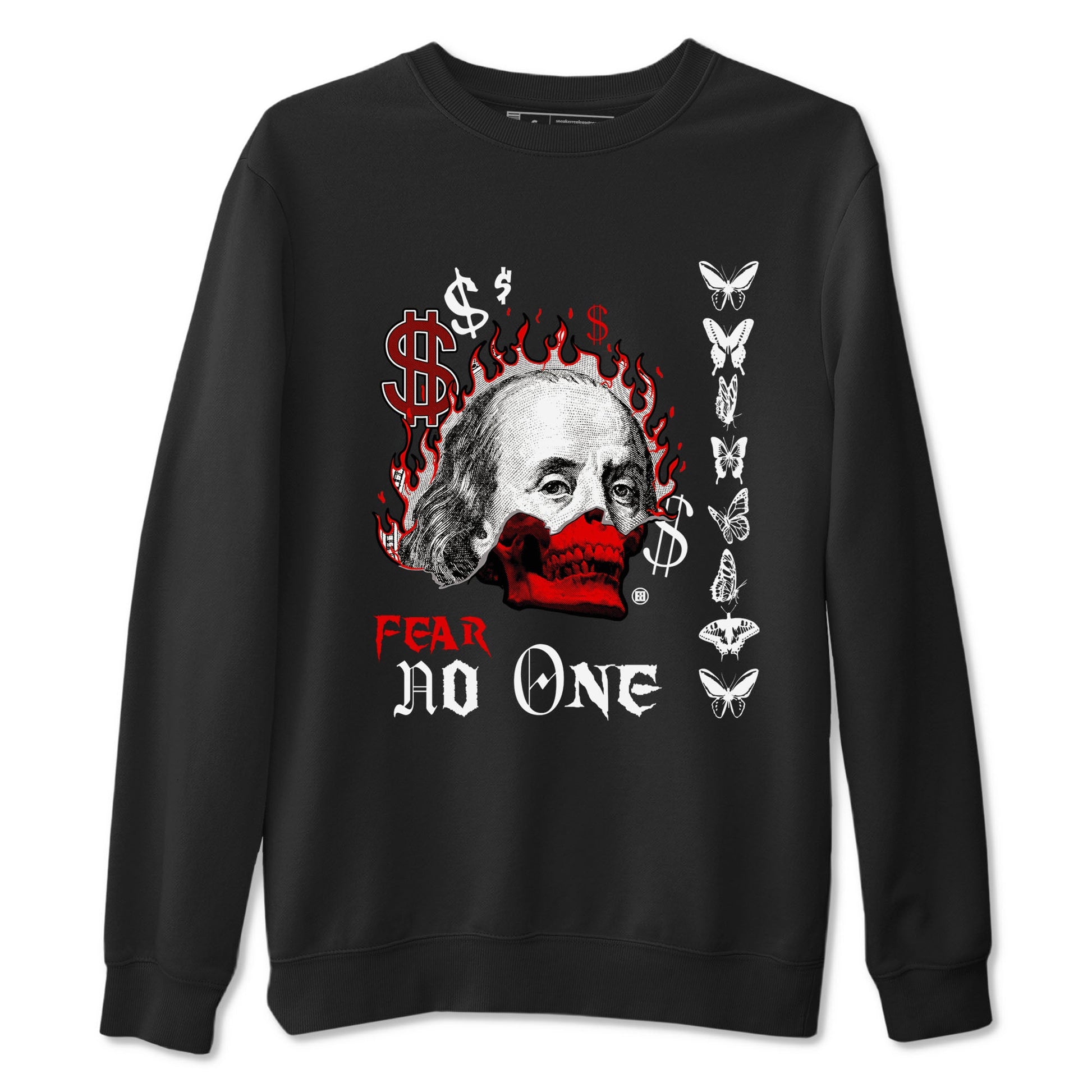 12s Taxi Flip shirt to match jordans Fear No One sneaker tees Air Jordan 12 Taxi Flip SNRT Sneaker Release Tees unisex cotton Black 2 crew neck shirt
