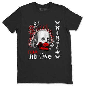 12s Taxi Flip shirt to match jordans Fear No One sneaker tees Air Jordan 12 Taxi Flip SNRT Sneaker Release Tees unisex cotton Black 2 crew neck shirt