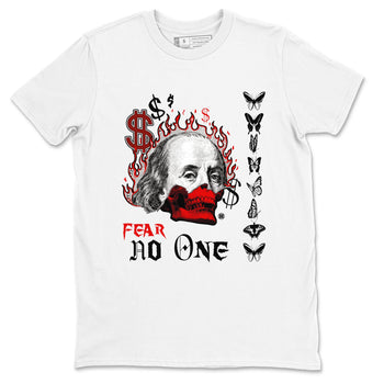 12s Taxi Flip shirt to match jordans Fear No One sneaker tees Air Jordan 12 Taxi Flip SNRT Sneaker Release Tees unisex cotton White 2 crew neck shirt