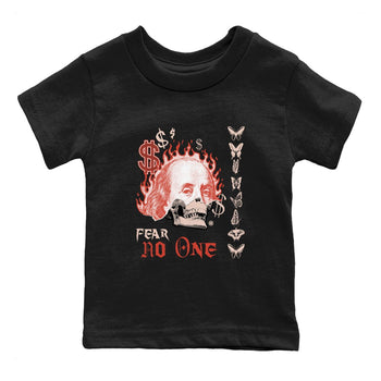 13s Dune Red shirts to match jordans Fear No One sneaker match tees Air Jordan 13 Dune Red SNRT Sneaker Tees streetwear brand Baby and Youth Black 2 cotton tee