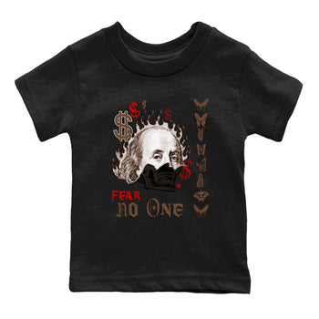 9s Olive shirts to match jordans Fear No One sneaker match tees Air Jordan 9 Olive match shoes to clothes SNRT Sneaker Tees Youth Baby Black 2 tee