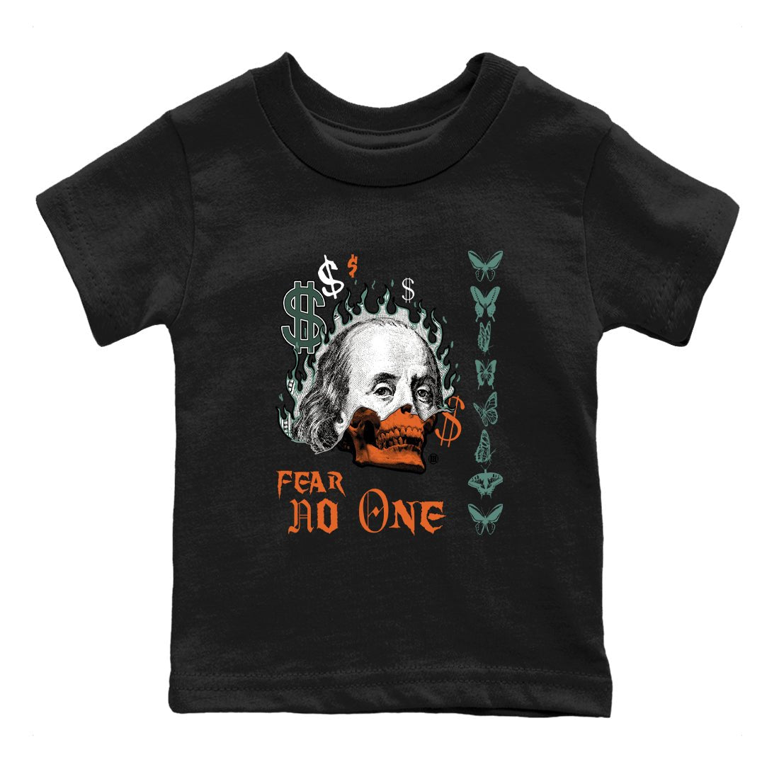 Dunk Low Ceramic shirts to match jordans Fear No One sneaker match tees Dunk Ceramic match shoes to clothes SNRT Sneaker Tees Youth Baby Black 2 tee