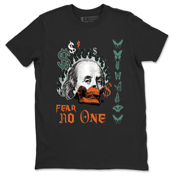 Dunk Low Ceramic shirts to match jordans Fear No One sneaker match tees Dunk Ceramic match shoes to clothes SNRT Sneaker Tees unisex cotton Black 2 shirts