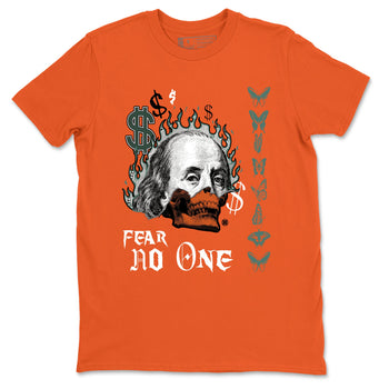 Dunk Low Ceramic shirts to match jordans Fear No One sneaker match tees Dunk Ceramic match shoes to clothes SNRT Sneaker Tees unisex cotton Orange 2 shirts