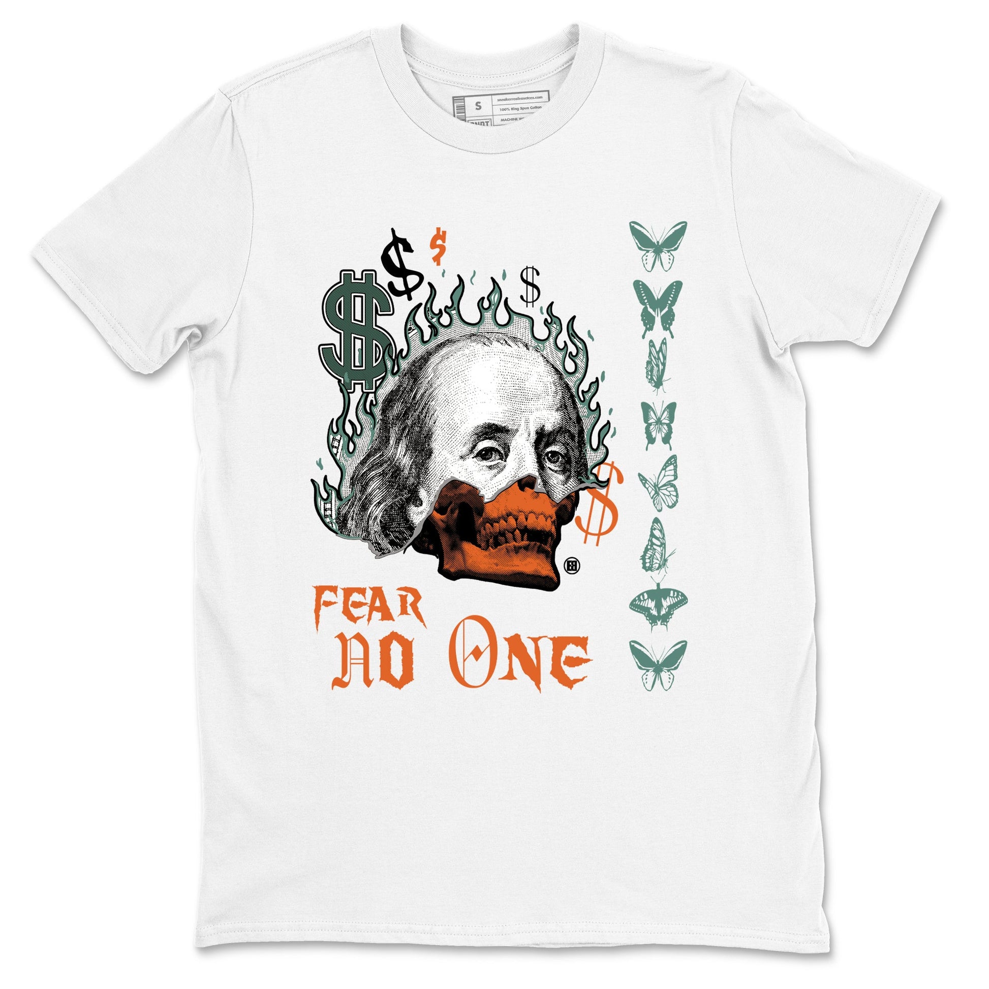 Dunk Low Ceramic shirts to match jordans Fear No One sneaker match tees Dunk Ceramic match shoes to clothes SNRT Sneaker Tees unisex cotton White 2 shirts