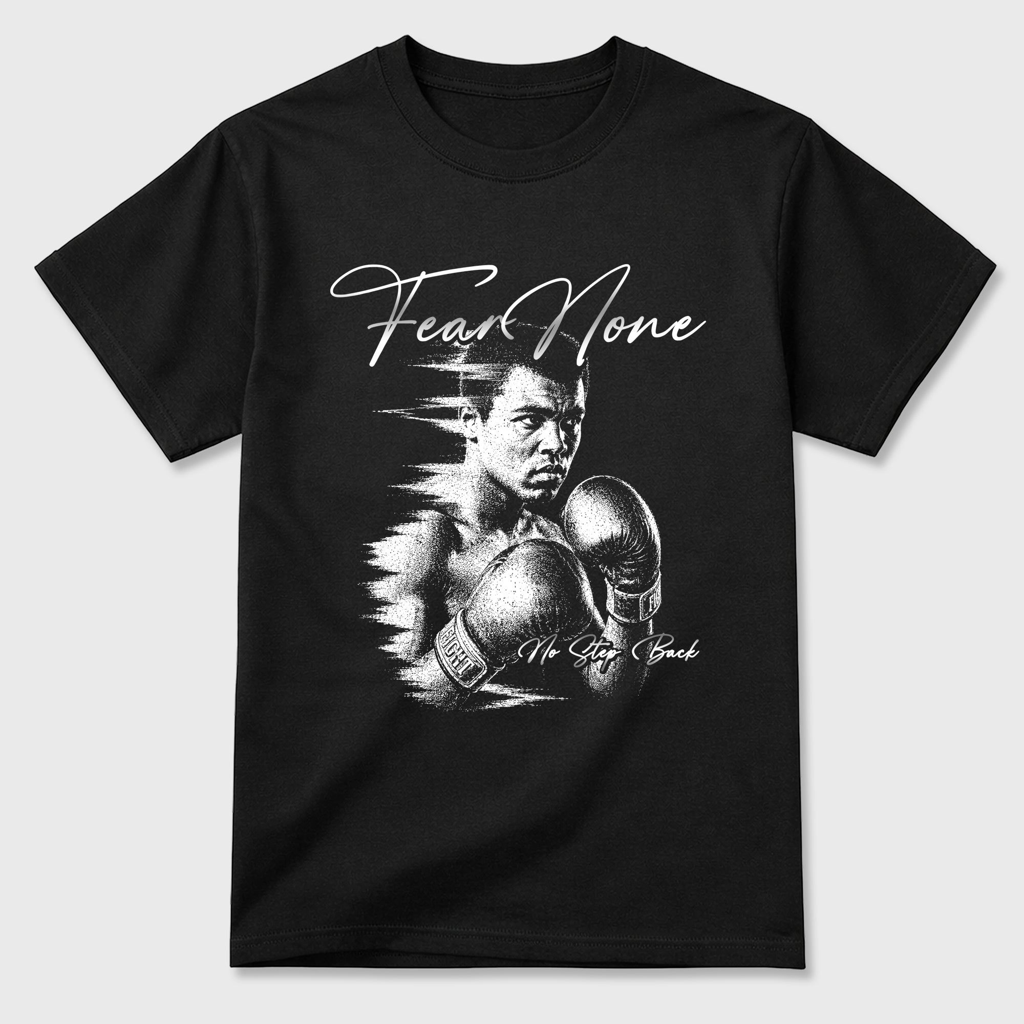 Fear None Graphic T-Shirt featuring original streetwear artwork designed to match the Air Jordan 8 Chrome. Black 2 Graphic T-Shirt.