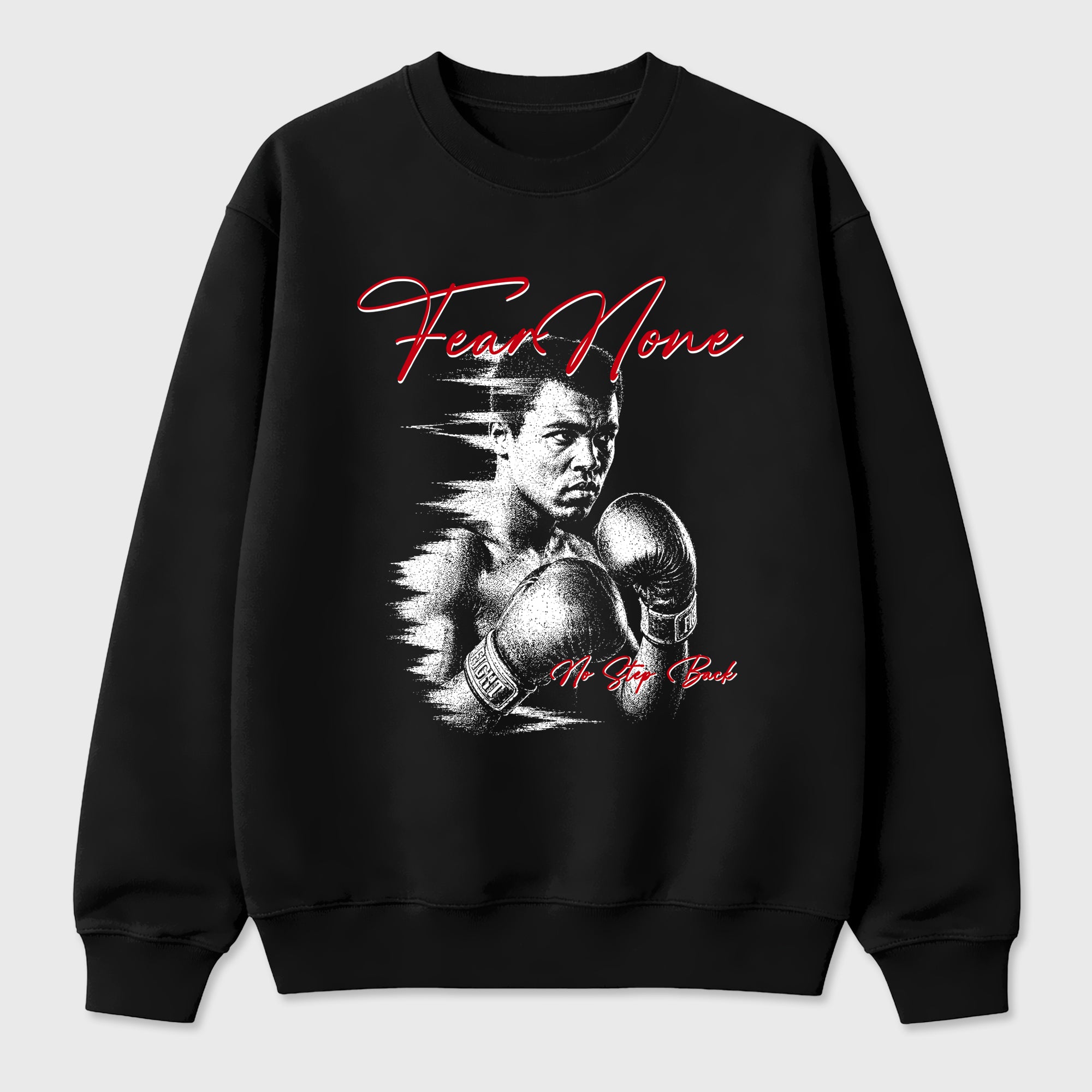 Fear None Graphic T-Shirt featuring original streetwear artwork designed to match the Air Jordan 9 True Red. Black 2 Graphic Tee.