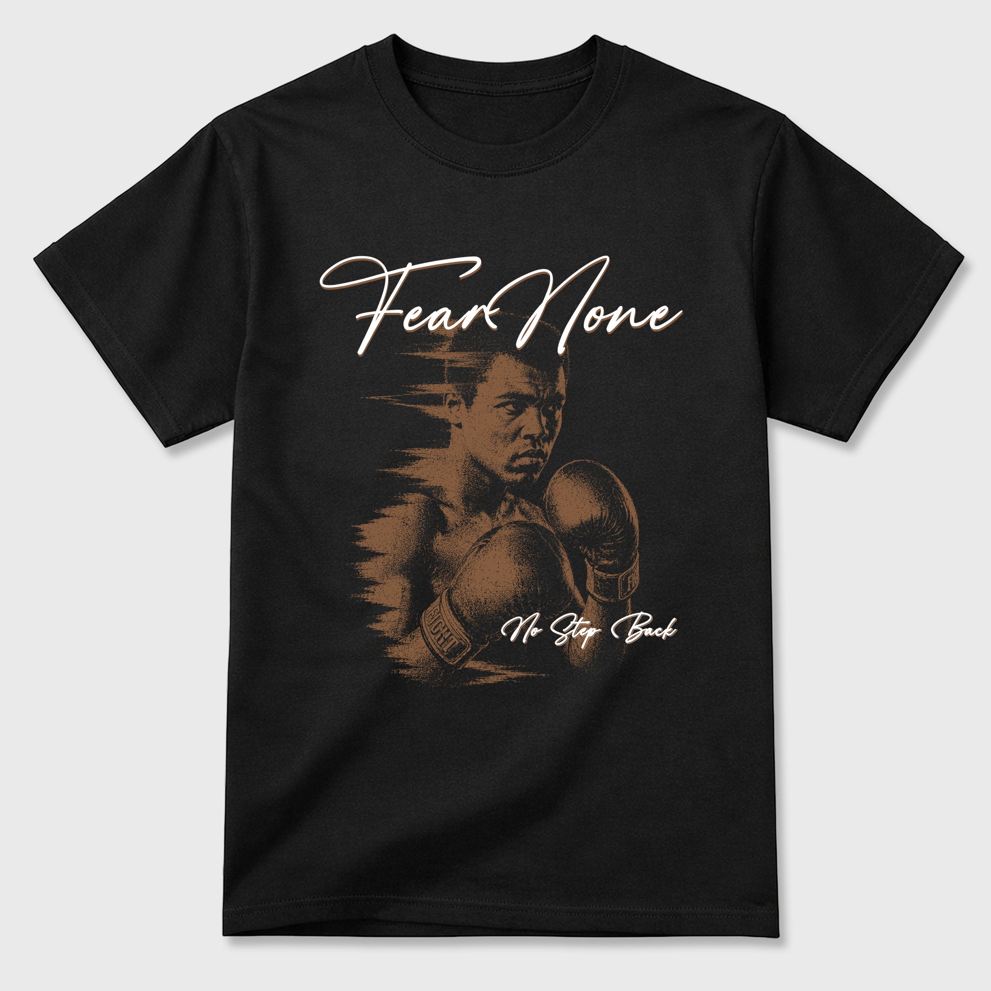 Fear None Graphic T-Shirt featuring original streetwear artwork designed to match the Air Max 90 Shadow Brown. Black 2 Graphic T-Shirt.