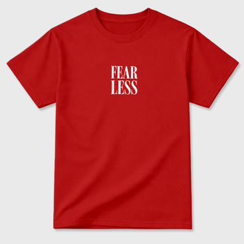 Fearless sneaker match t-shirt styled to complete your fit with the sneakers, shown in Red.