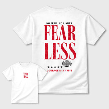 Fearless sneaker match t-shirt styled to complete your fit with the sneakers, shown in White.