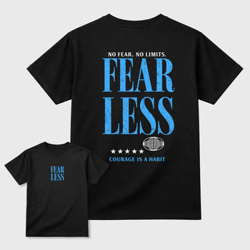 Fearless sneaker match t-shirt styled to complete your fit with the sneakers, shown in Black.