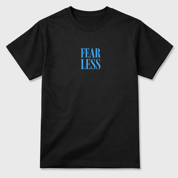 Fearless sneaker match t-shirt styled to complete your fit with the sneakers, shown in Black.
