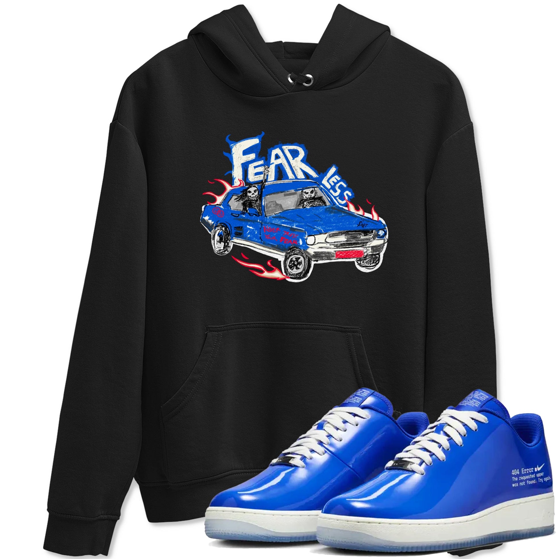 Air Force 1 404 Error shirt to match jordans Fearless Car sneaker tees Air Force 1 404 Error SNRT Sneaker Release Tees unisex cotton Black 1 crew neck shirt