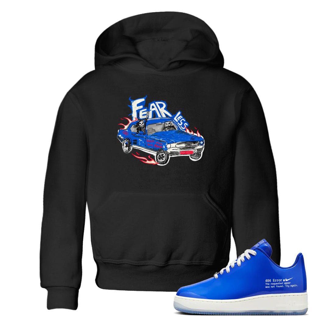 Air Force 1 404 Error shirt to match jordans Fearless Car sneaker tees Air Force 1 404 Error SNRT sneaker release tees baby toddler Black 1 cotton Shirt